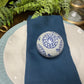 Blue Patterned Ball Small