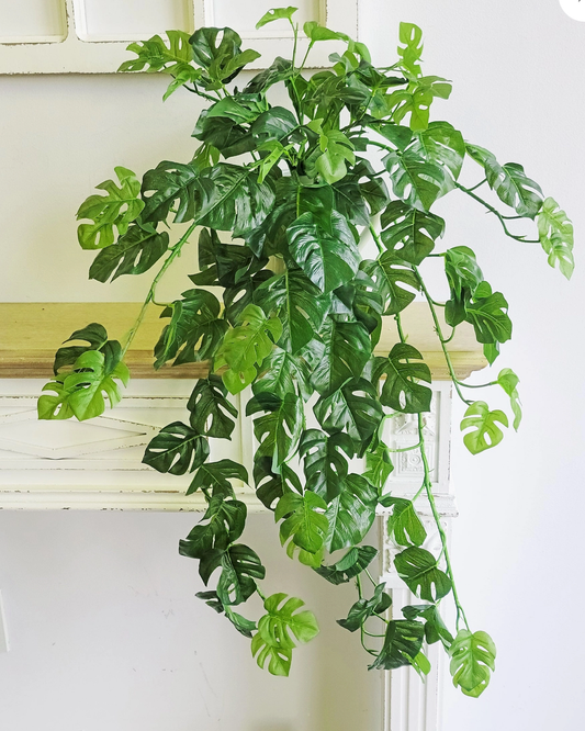 Split philo hanging bush real touch green 31”