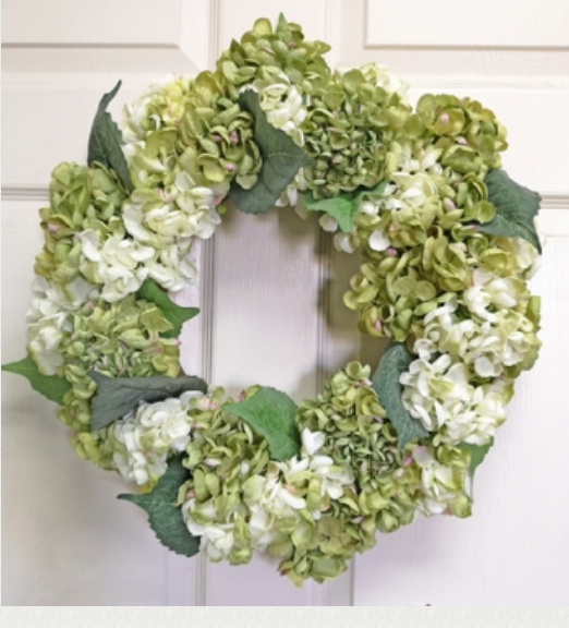 18" Hydrangea Wreath