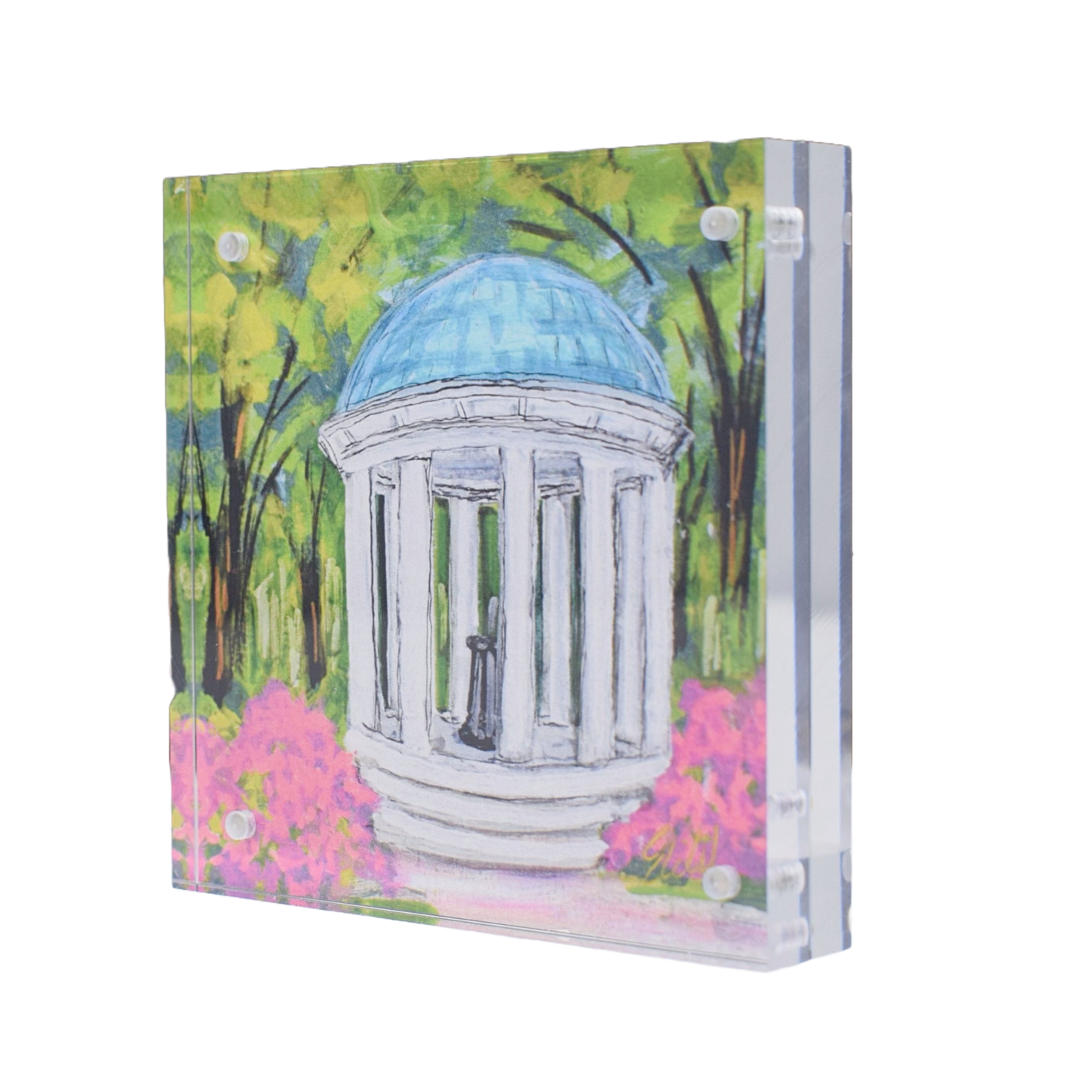 Collegiate Landmark Acrylic Block - 4x4