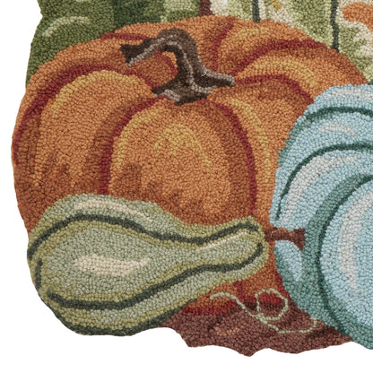 Pumpkins Field Hook Rug