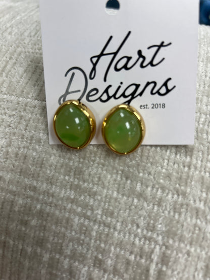 Gemstone stud earrings