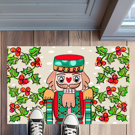 Checkered Nutcracker Rug Floormat