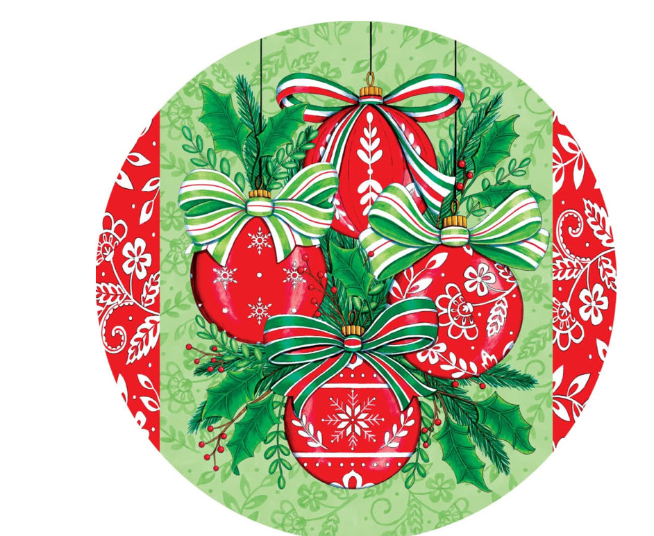 Red ornaments collection