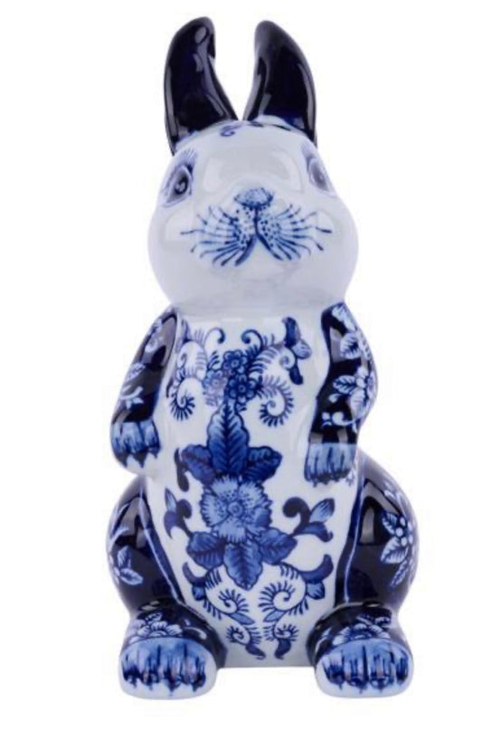 PORCELAIN RABBIT BLUE/WHITE