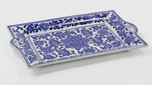 Charcuterie Tray Blue Chinoiserie