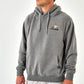 Fleece Hoodie - Ducks Flying In - Dark Heather Grey