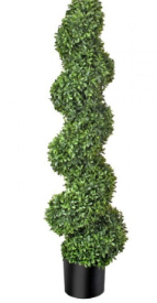 UV Proof American Boxwood Spiral Topiary 47"