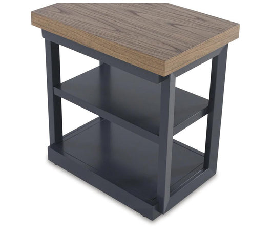 Slate blue end tables