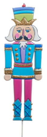 35.5" CANDY SHOP NUTCRACKER YARD STAKE