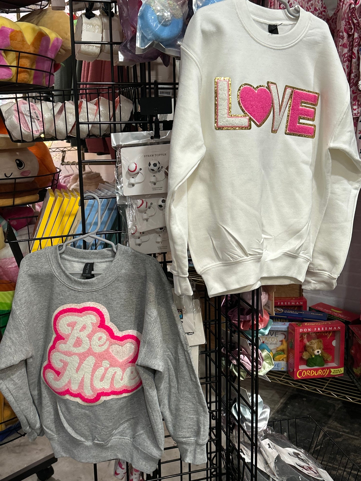 Kids valentines sweatshirts