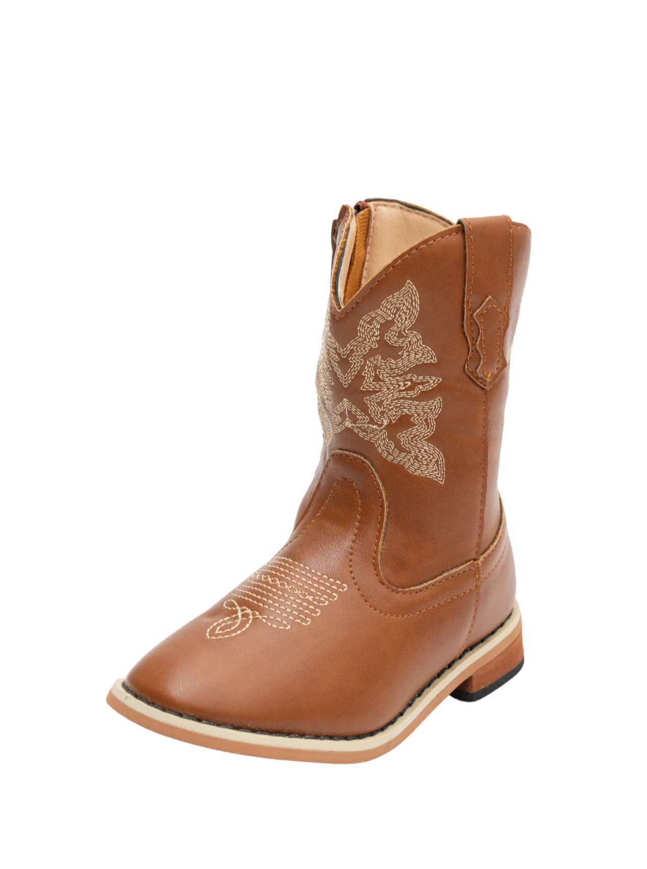 Kids' Unisex Brown Cowboy Boots