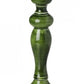Metal Enamel Green Candlesticks