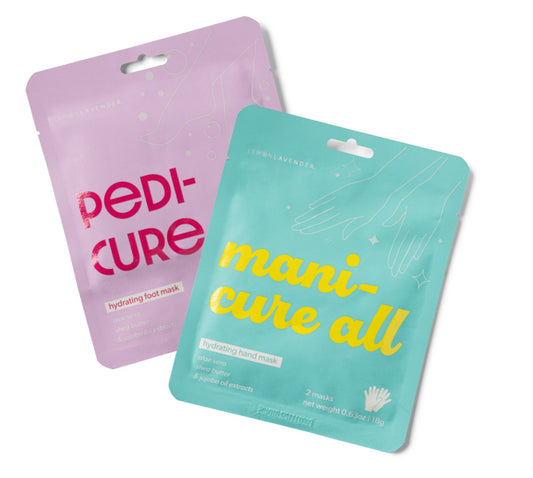 Lemon Lavender Smooth It Over Hydrating Hand & Foot Masks