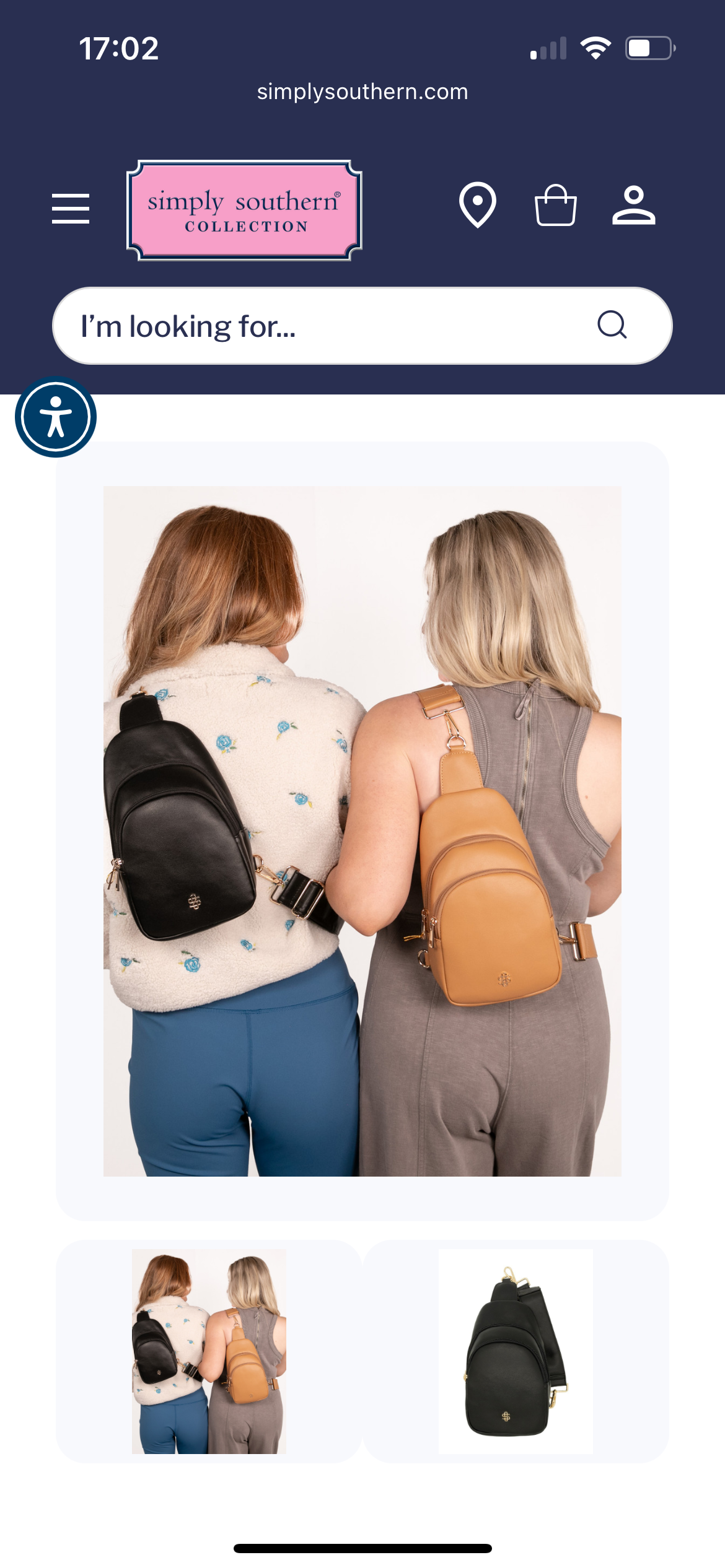 Simply southern leather sling
