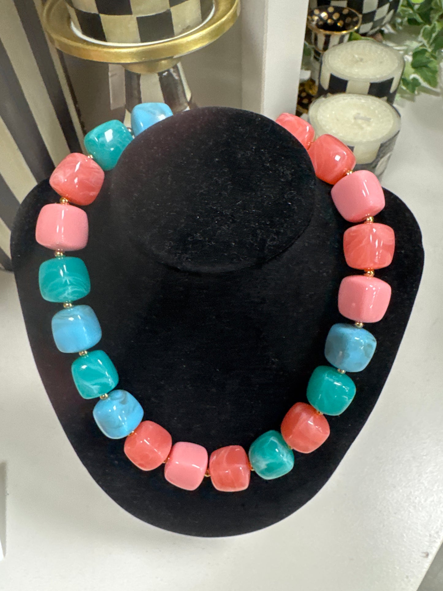 Beaded necklace collection