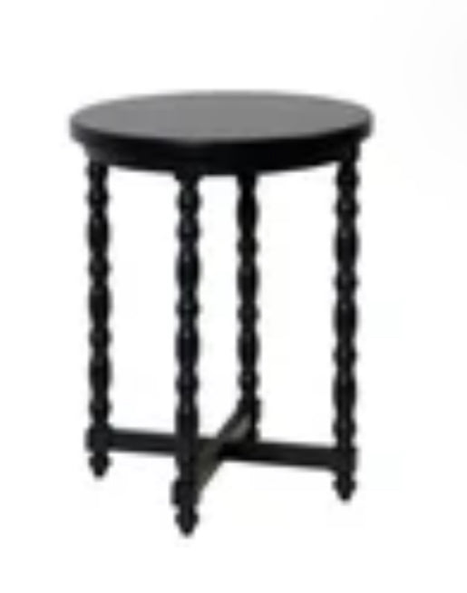 BLACK | Accent Table | 20in X 26in X 20in