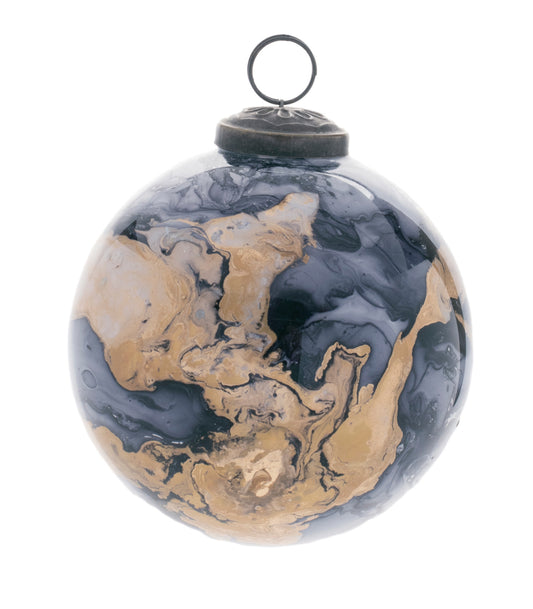 4” glass ball ornament