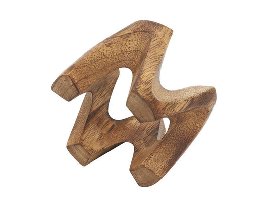 Wood w napkin ring