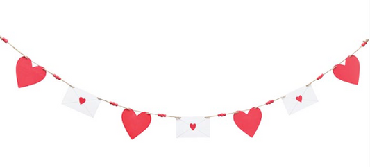 Wall Hanging Garland Hearts