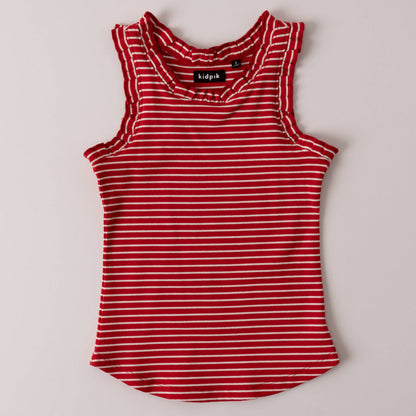 Ruffle Rib Tank