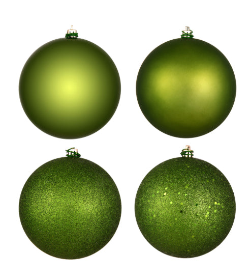 6” finish ball ornament box of 4