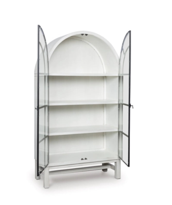 Display cabinet arched