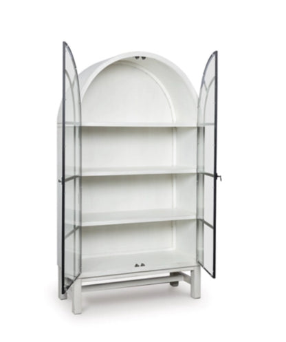 Display cabinet arched