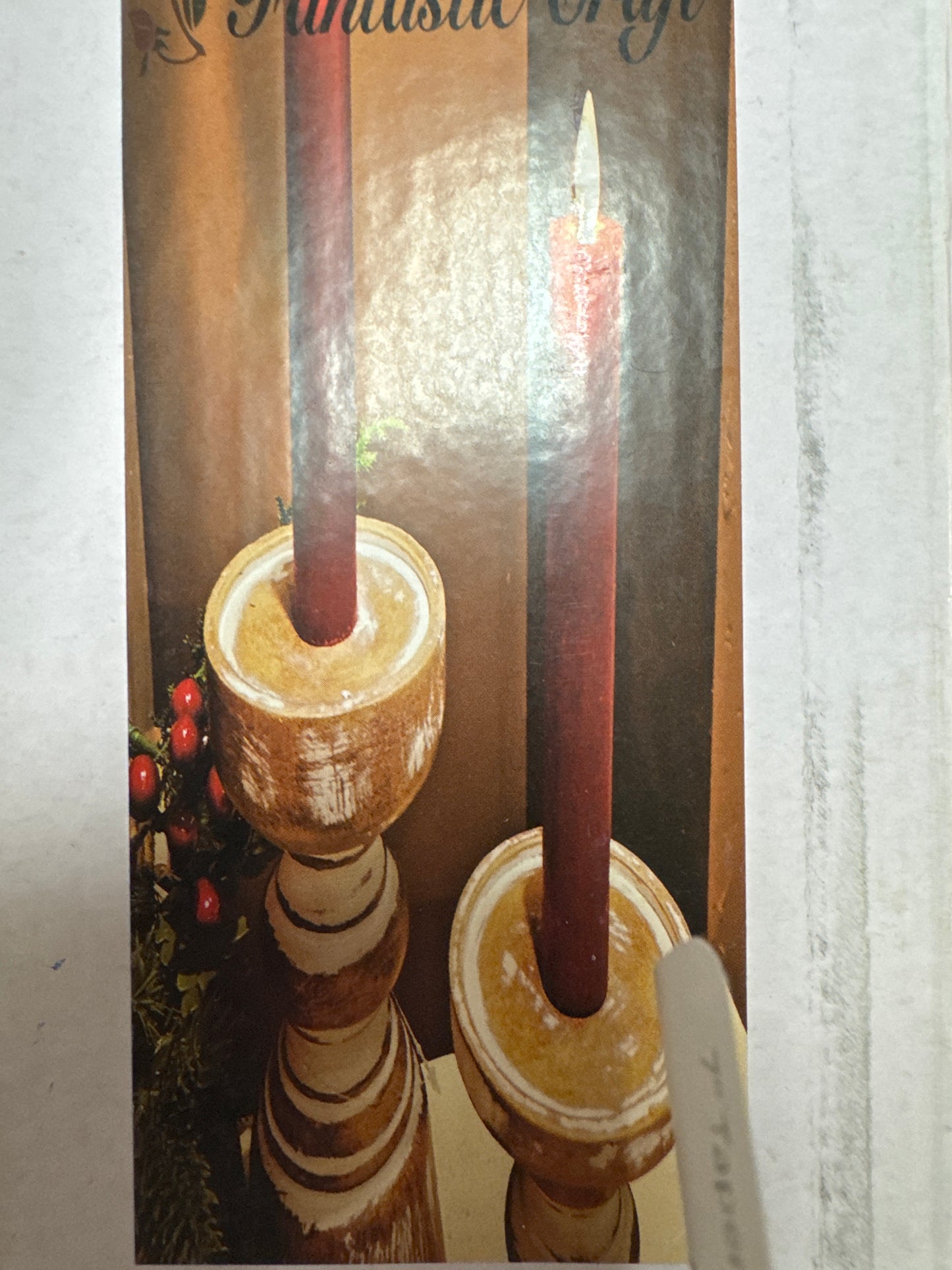 7” Taper candles with remote (2 candles)