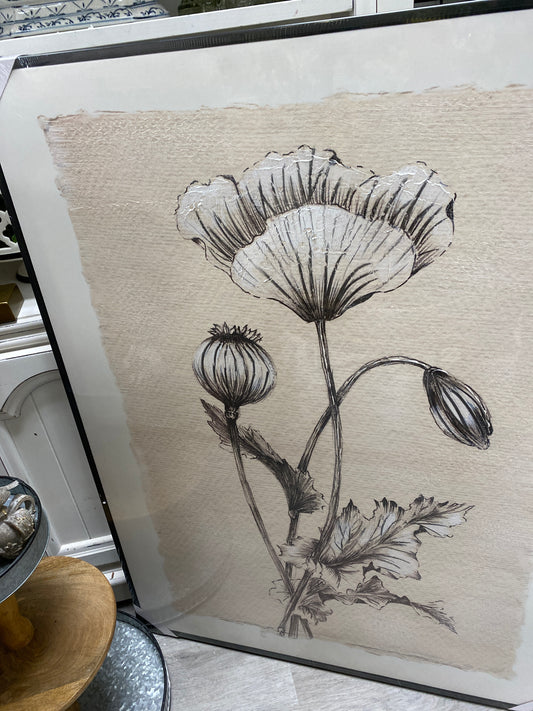 Floral canvas pics