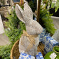 Resin woven rabbit