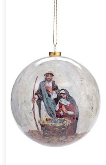 DIVINE IMPRESSIONS NATIVITY 4" ORNAMENT