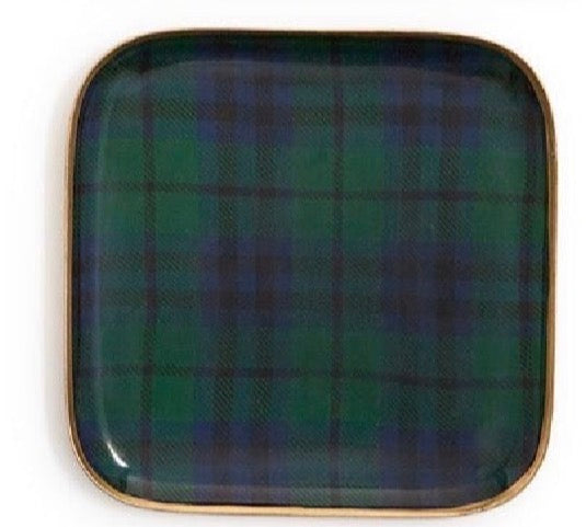Tartan Decorative Metal Trays