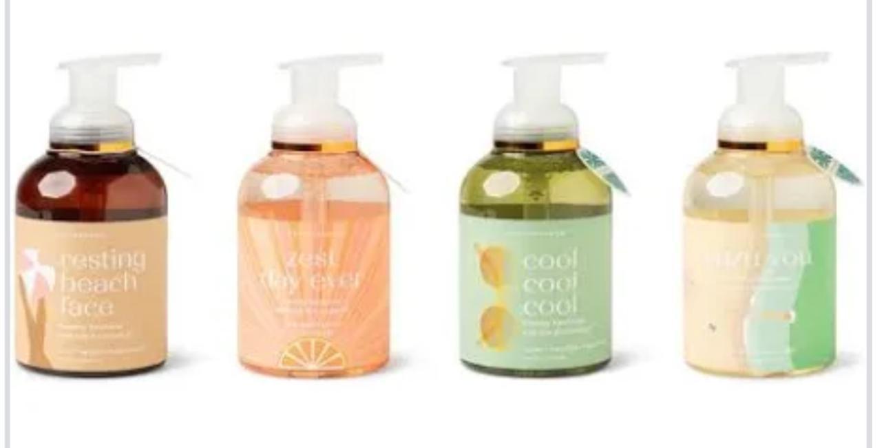 Lemon lavender retreat yourself collection foaming hand soap