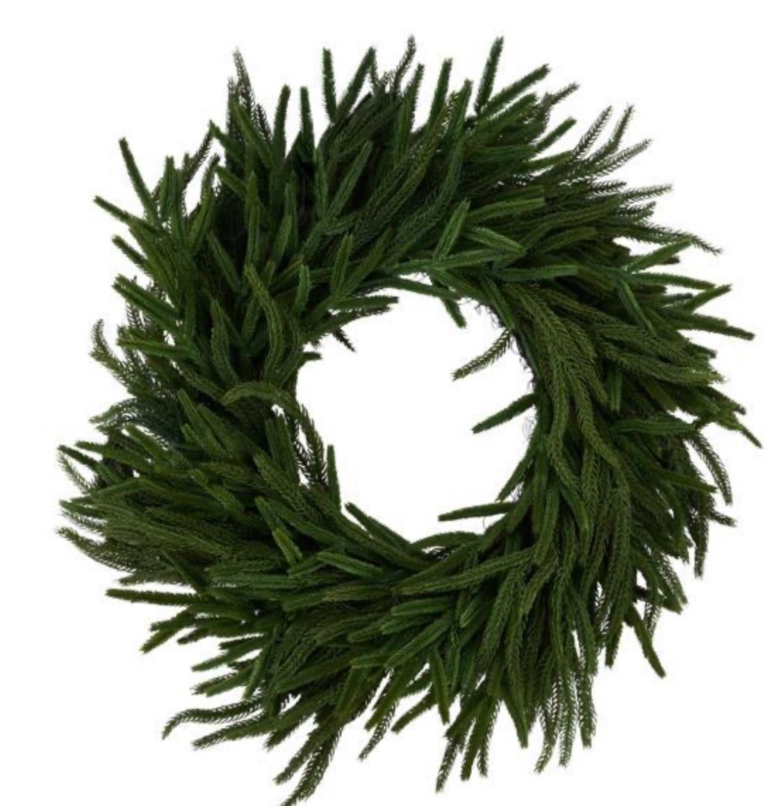 MIXED MING PINE WREATH MULTI GREEN