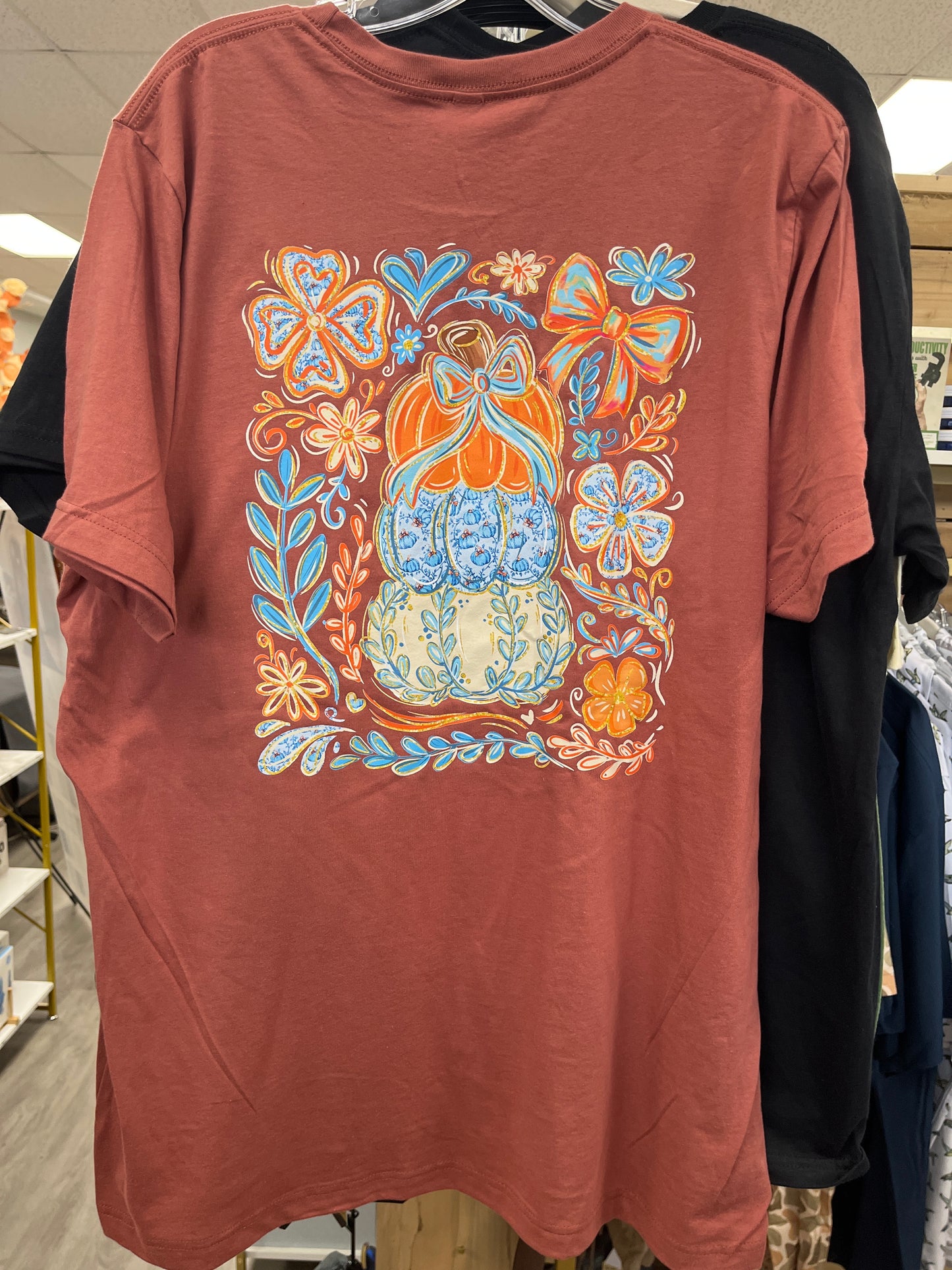 Market On Main Pumpkin Stack Tshirt