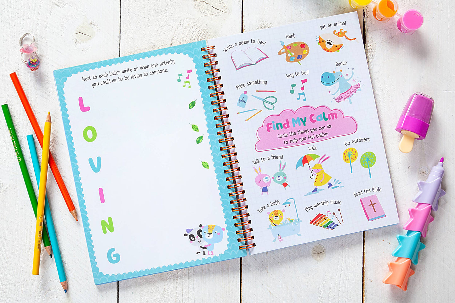 God Made Me (Kid's Journal, Christmas Gift Ideas)
