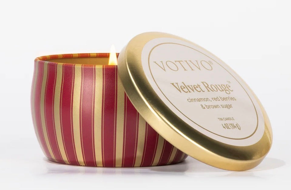 Votivo Holiday Tin Candle