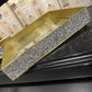 Crystal and gold tray
