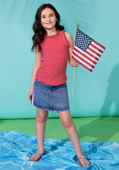 Ruffle Rib Tank