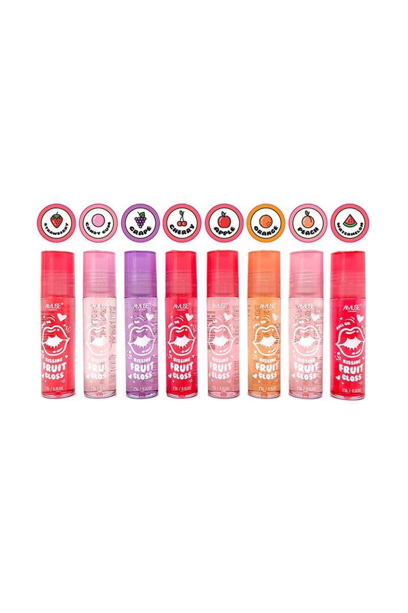 Amuse LIP020-1M Kissing Fruit Roll On Lip Gloss