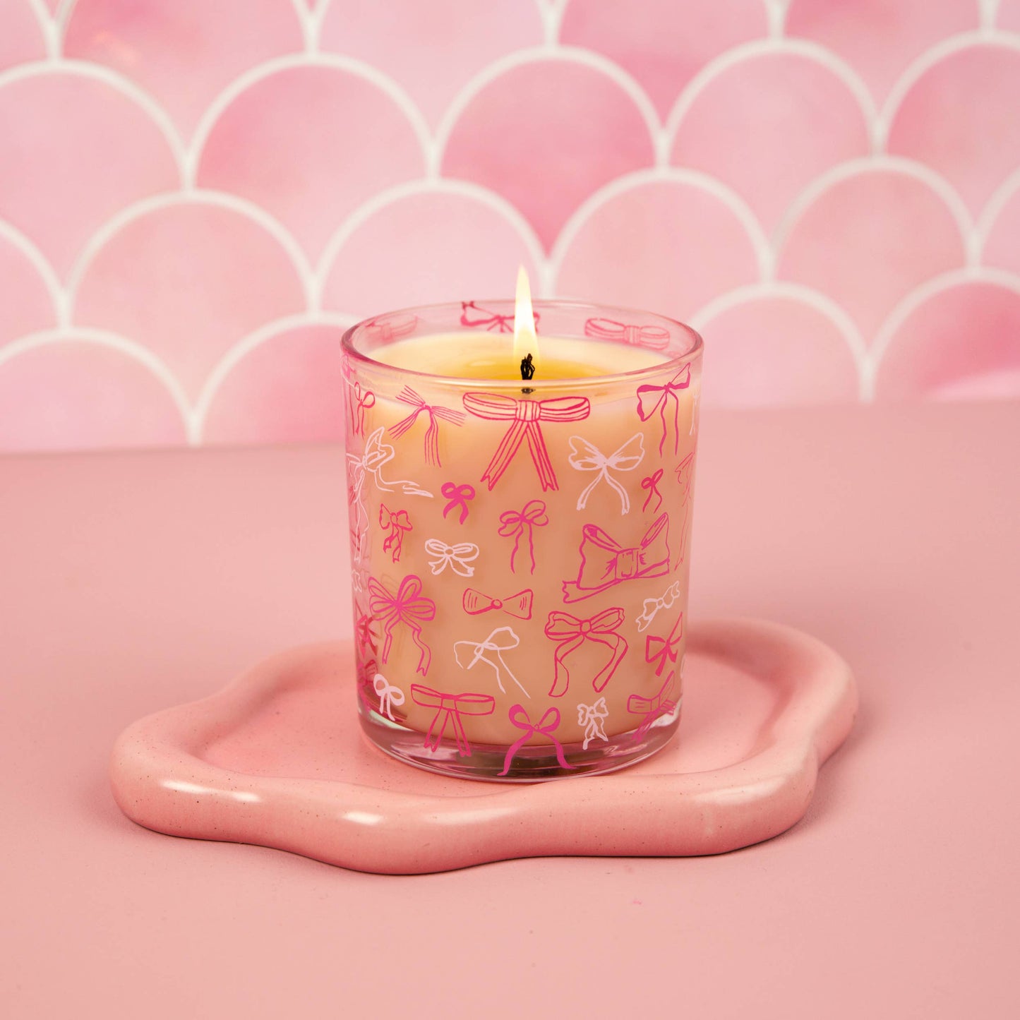 New! Sweet Grace Collection Bow Candle