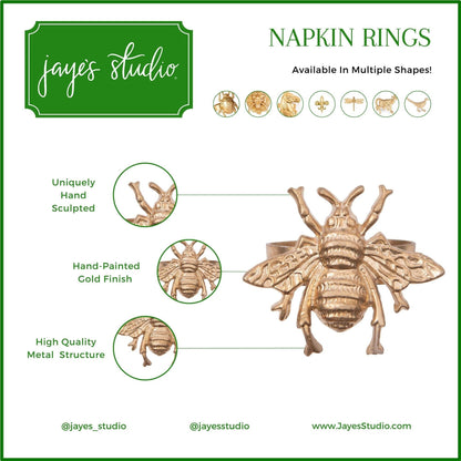 Bee Napkin Ring (4pk)