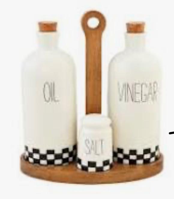 Bistro oil and vinegar set