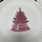 Yuletide melamine paper plate set of 4