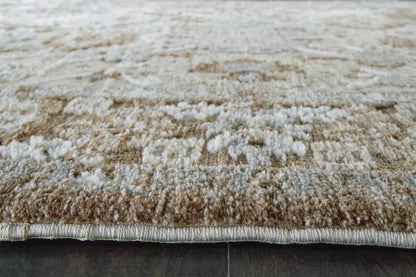 traditional take on florals, made for today’s home. This memory foam rug showcases a classic botanical design, machine woven in assorted neutrals. A built-in memory foam pad keeps things comfortable underfoot, resulting in a beautiful blend of style and f
