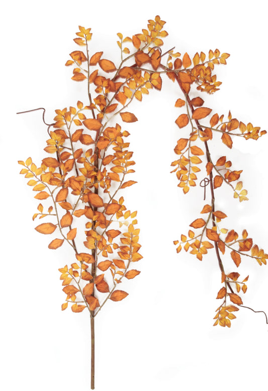 5’ fall leaf garland