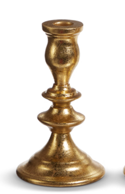 Gold taper candlesticks