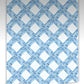 Blue trellis table runner