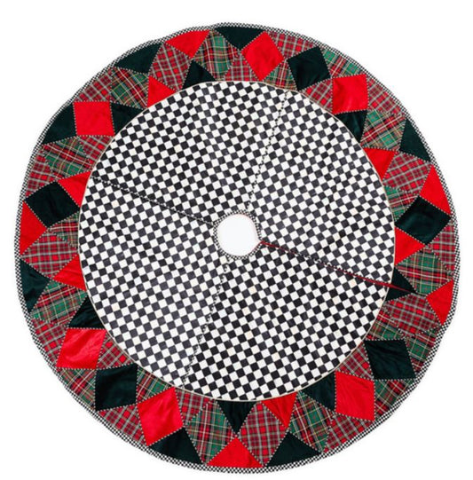 MacKenzie Childs tartan tree skirt